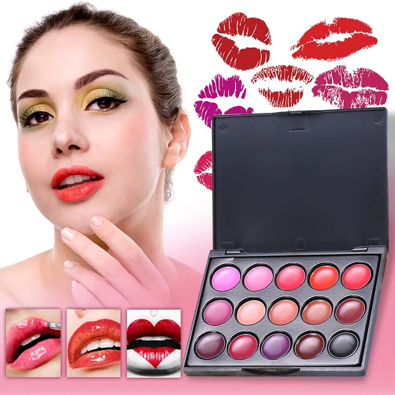 Lip Tint Korean - Popfeel15 cores conjunto de paleta de