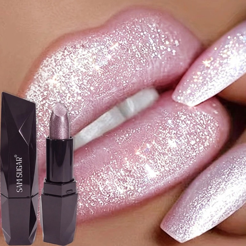 Lip Tint Korean - Batom Hidratante e Impermeável com Glitter