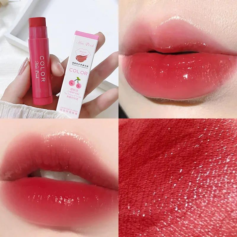Lip Tint Korean - Anti-Secagem Batom Bálsamo Labial, Fade Lip