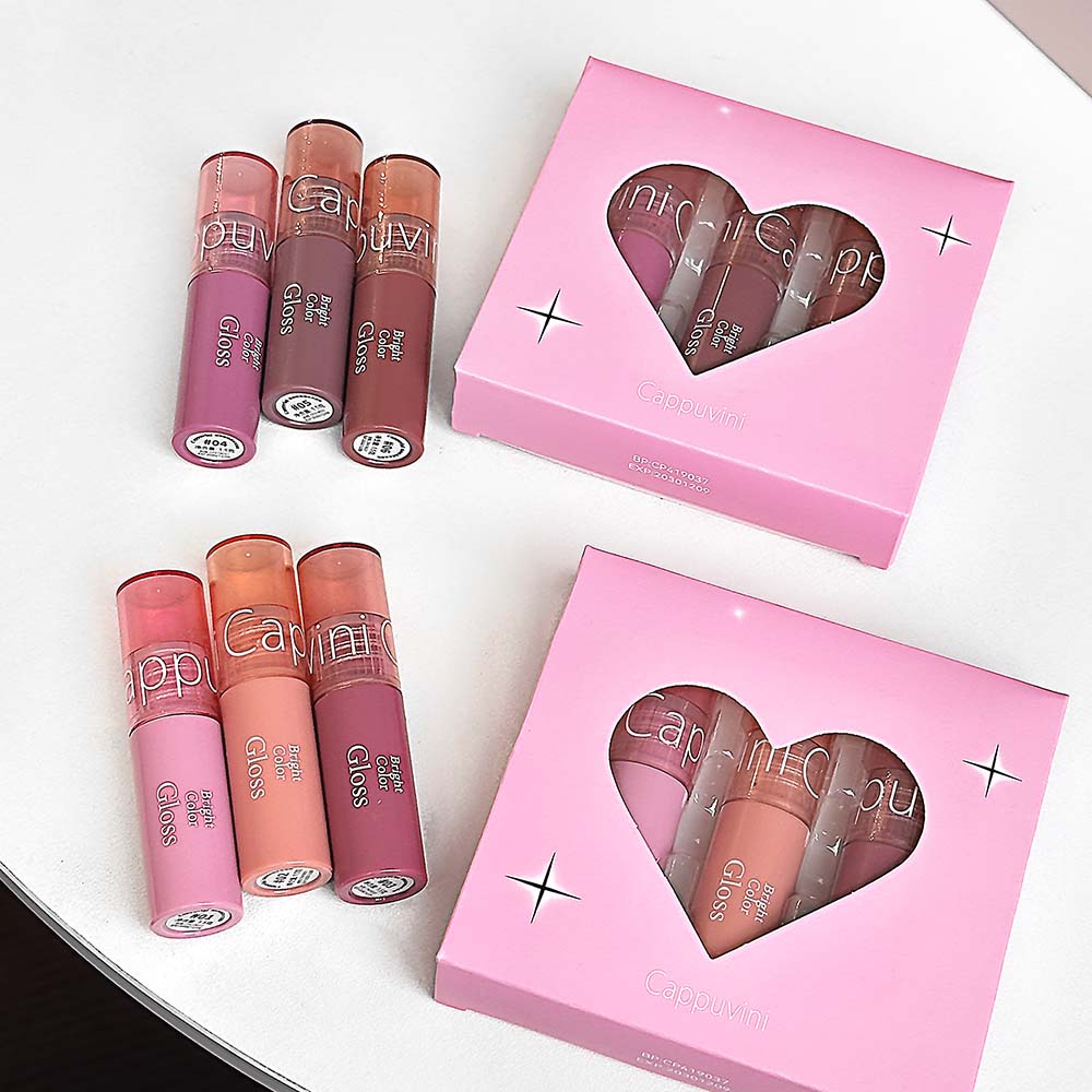 Conjunto de 3PCS de Gloss Labi - Lip Tint Korean avaliação e preço