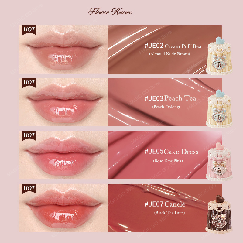 Flower Knows Sweetie Bear Coat - Lip Tint Korean avaliação e preço